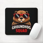 Frohe Groundhog Day 2026 Feier Lustiger Groundh Mousepad (Mit Mouse)