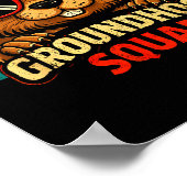 Frohe Groundhog Day 2026 Feier Lustiger Groundh Poster (Ecke)