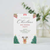 Frohe Grüße Weihnachten Postkarten (Stehend Vorderseite)