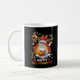 Frohe Hallothanksmas 2021Niedlich Cat Halloween Me Kaffeetasse