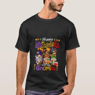 Frohe Hallothanksmas Damen mit meiner Gnomies Fami T-Shirt