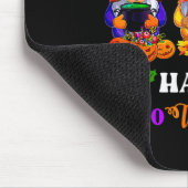 Frohe Hallothanksmas drei Gnomes Halloween froh Mousepad (Ecke)