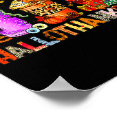 Frohe Hallothanksmas Halloween Kaffee Latte Danke Poster (Ecke)