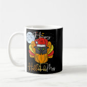 Frohe Hallothanksmas KatzenHalloween Thanksgi Kaffeetasse (Links)