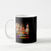 Frohe Hallothanksmas Sloth Halloween Fal Kaffeetasse (Links)