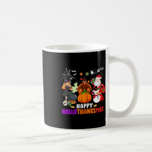Frohe Hallothanksmas Spaß Halloween Weihnachten Kaffeetasse