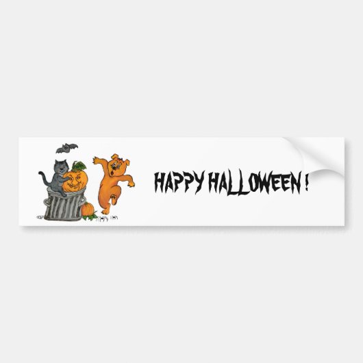 Frohe Halloween! 5 Autoaufkleber (Vorne)