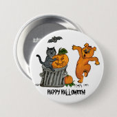 Frohe Halloween! 5 Button (Vorne & Hinten)