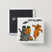 Frohe Halloween! 5 Button (Vorne & Hinten)