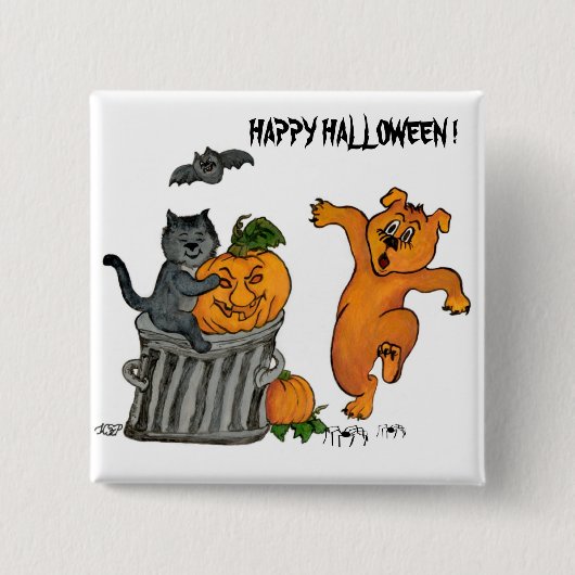 Frohe Halloween! 5 Button (Vorderseite)