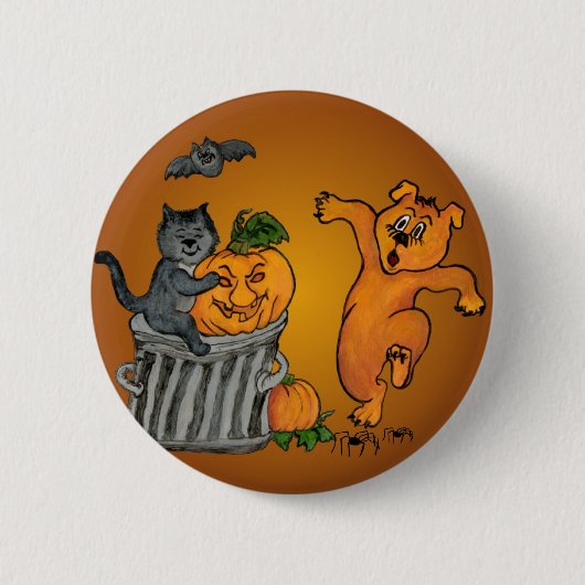 Frohe Halloween! 5 Button (Vorderseite)