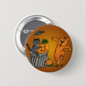 Frohe Halloween! 5 Button (Vorne & Hinten)