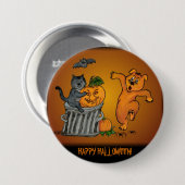 Frohe Halloween! 5 Button (Vorne & Hinten)