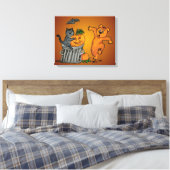 Frohe Halloween! 5 Leinwanddruck (Insitu (Schlafzimmer))