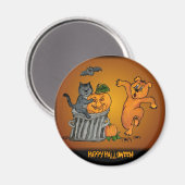 Frohe Halloween! 5 Magnet (Vorderseite/Rückseite)