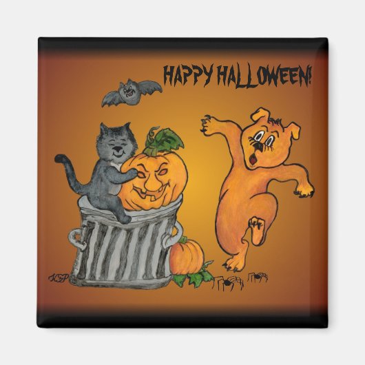 Frohe Halloween! 5 Magnet (Vorne)