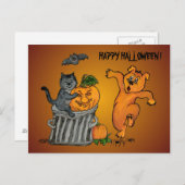 Frohe Halloween! 5 Postkarte (Vorne/Hinten)