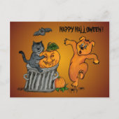 Frohe Halloween! 5 Postkarte (Vorderseite)