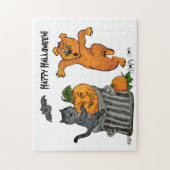 Frohe Halloween! 5 Puzzle (Vertikal)