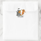 Frohe Halloween! 5 Runder Aufkleber (Tasche)