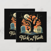 Frohe Halloween aus deinem schönen Friedhof! (Vorne/Hinten)