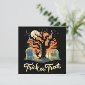 Frohe Halloween aus deinem schönen Friedhof! (Stehend Vorderseite)