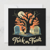 Frohe Halloween aus deinem schönen Friedhof! (Vorderseite)