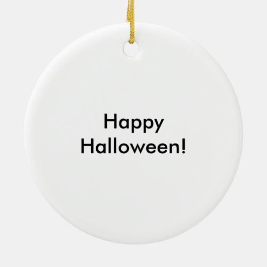 Frohe Halloween Autumn Kittens on Pumpkins, ZSSG Keramik Ornament (Hinten)