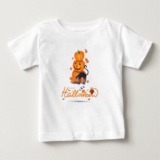 Frohe Halloween! Baby T-shirt (Vorderseite)
