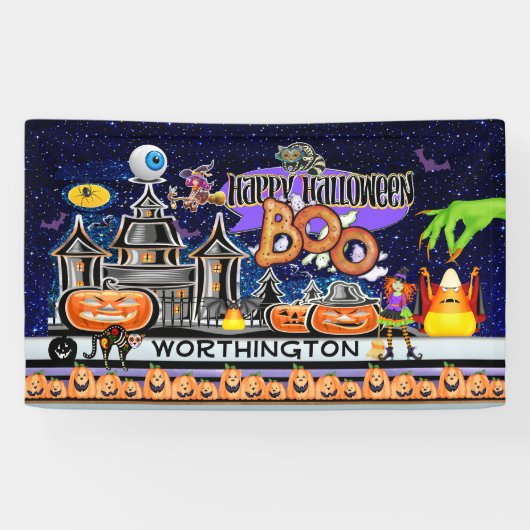 Frohe Halloween! Banner (Horizontal)