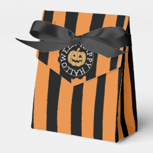 Frohe Halloween Black and Orange Gastgeschenk Bags Geschenkschachtel