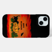 Frohe Halloween , Black Cat , Bat und Pumpkin Case-Mate iPhone Hülle (Rückseite (Horizontal))