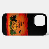 Frohe Halloween , Black Cat , Bat und Pumpkin Case-Mate iPhone Hülle (Rückseite (Horizontal))