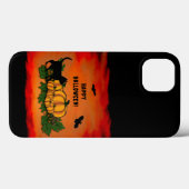 Frohe Halloween , Black Cat , Bat und Pumpkin Case-Mate iPhone Hülle (Rückseite (Horizontal))