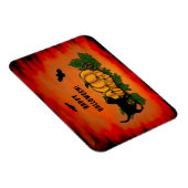 Frohe Halloween , Black Cat , Bat und Pumpkin Magnet (Rechte Seite)
