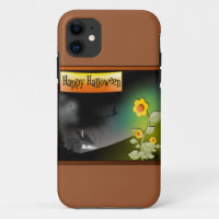 Frohe Halloween & Blume -