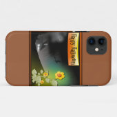 Frohe Halloween & Blume - Case-Mate iPhone Hülle (Rückseite (Horizontal))