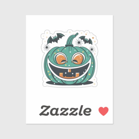 Frohe Halloween! Carve a Pumpkin! Aufkleber (Blatt)