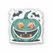 Frohe Halloween! Carve a Pumpkin! Aufkleber (Vorderseite)