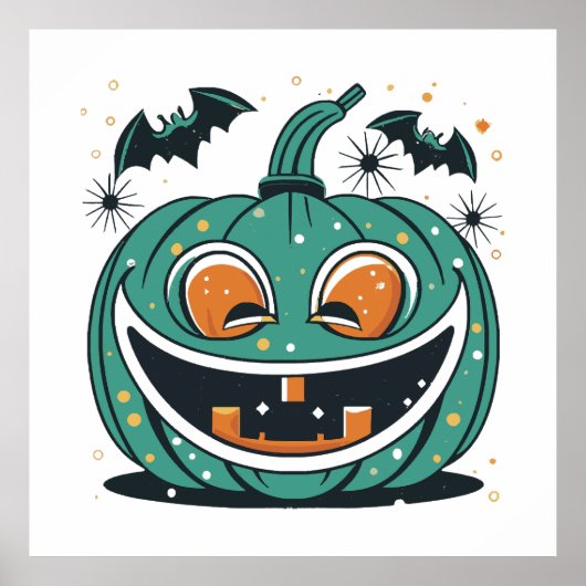 Frohe Halloween! Carve a Pumpkin! Poster (Vorne)
