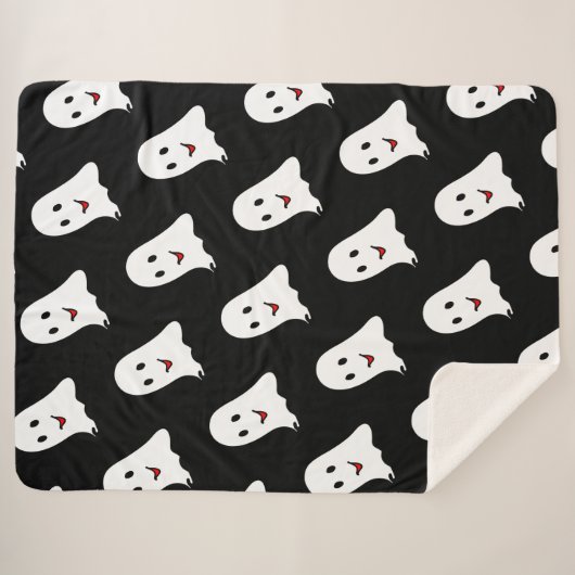 Frohe Halloween-Decke für Kinder Sherpadecke (Vorderseite (Horizontal))