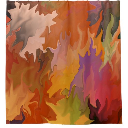 Frohe Halloween....... Duschvorhang (Vorderseite)