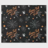 Frohe Halloween Erntedank Herbst Geschenk Geschenkpapier (Flach)