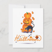 Frohe Halloween! Feiertagskarte (Vorderseite)