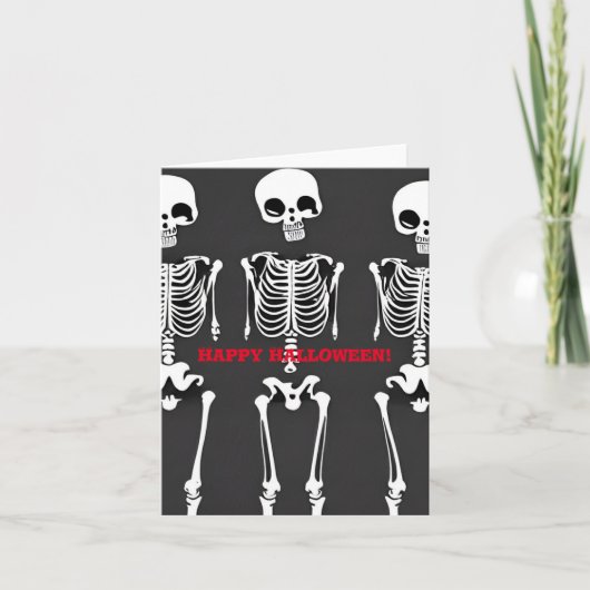 Frohe Halloween! Feiertagskarte (Vorderseite)