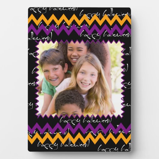 Frohe Halloween! Foto Keepake Fotoplatte (Vorderseite)