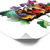 Frohe Halloween! Fotodruck (Ecke)