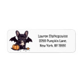 Frohe Halloween French Bulldog Bat Wings Pumpkins (Vorne)
