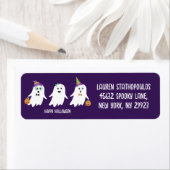 Frohe Halloween-Geistertrick oder -Behandlung (Insitu)