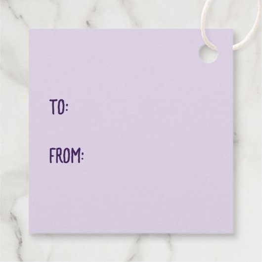 Frohe Halloween-Geistertrick oder -Behandlung Geschenkanhänger (Rückseite)